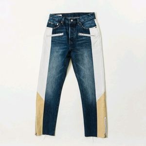 Levi's 501 MOTO colorblock Jeans